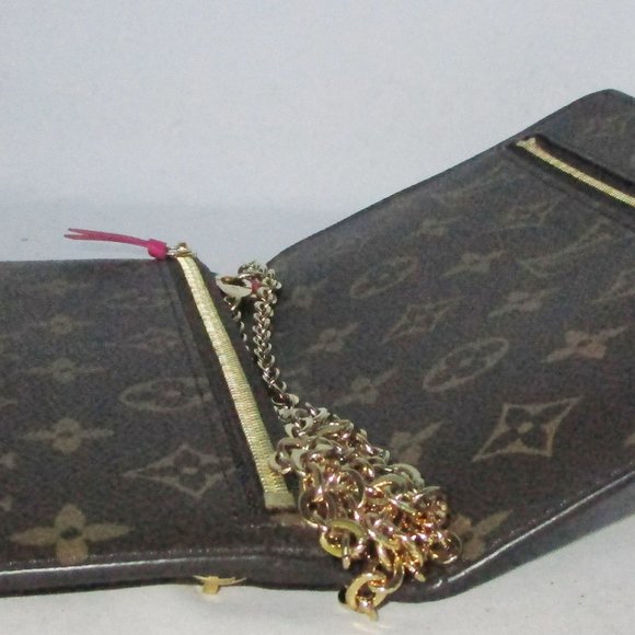 100% AUTHENTIC LOUIS VUITTON LTD EDITION ANIMATION POCHETTE WEEKEND CLUTCH - Picture 7 of 15